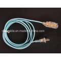 Brown Twisted Braided Coloured Lighting Cable PVC Insulated Cable
